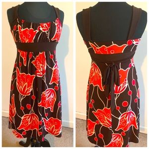 B Smart Floral Tulip Dress